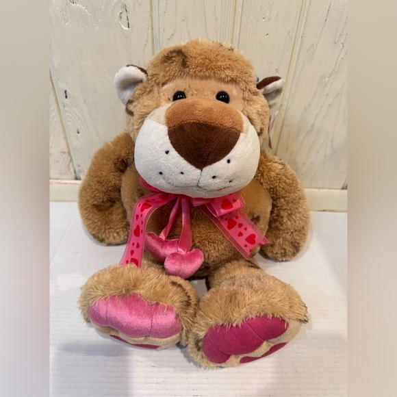 Brown Speckled Bear Stuffed Animal - Picture 1 of 11